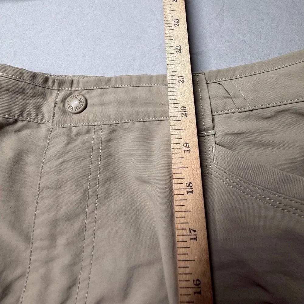The North Face Cargo Hiking Shorts Mens 36 Tan Khaki Nylon Outdoor Travel